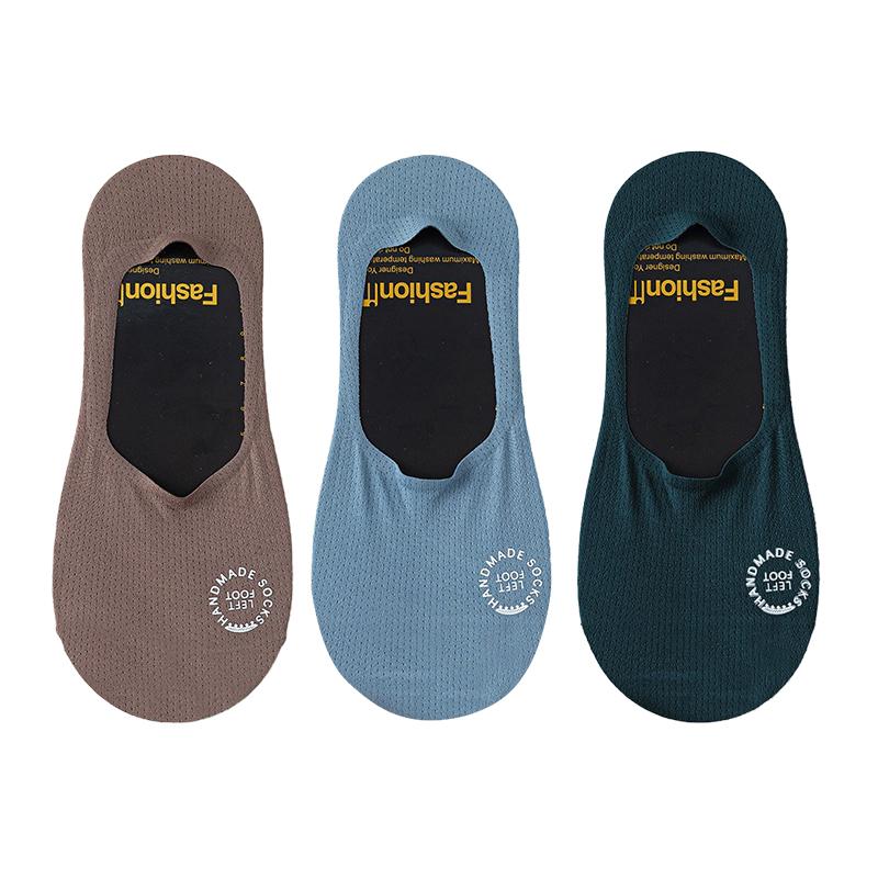 3 pary/partia Męskie szorty Paski Skarpetki Codzienne Bawełniane Wygodne Oddychające Modne Skarpetki