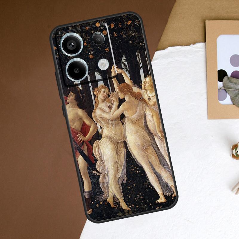 Renaissance Art Painting Case For Xiaomi Redmi Note 13 11 9 10 12 Pro Plus 9S 10S 11S 12S Redmi 13C 9C 10C 12C Cover