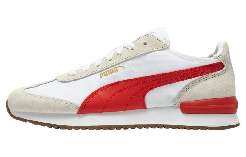 PUMA R78 Wind Nylon  White Beige Red  392901-05 45