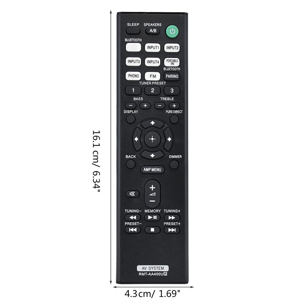 Updated RMT-AA400U Replaced Remote Control for STR-DH190 STR-DH590 AV Controller Update Chip No Program Needed Remote
