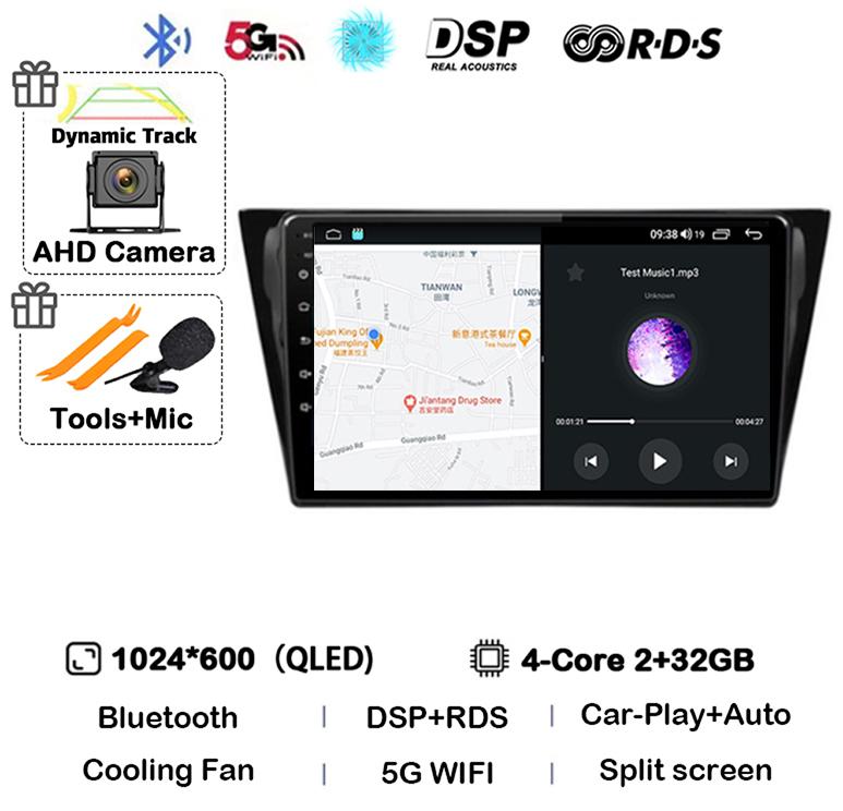 Android 14 Wireless Carplay Auto For VW Volkswagen Bora 2016 2017 2018 Car Radio Autoradio Stereo Multimedia Video Player Audio