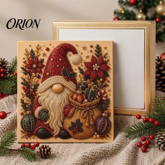 Artistic Relaxation Activities Christmas Faux Pearl Art Kit, Tree Wreath Painting DIY Craft Projects Sparkling Diamond Kit for Adults, Holiday