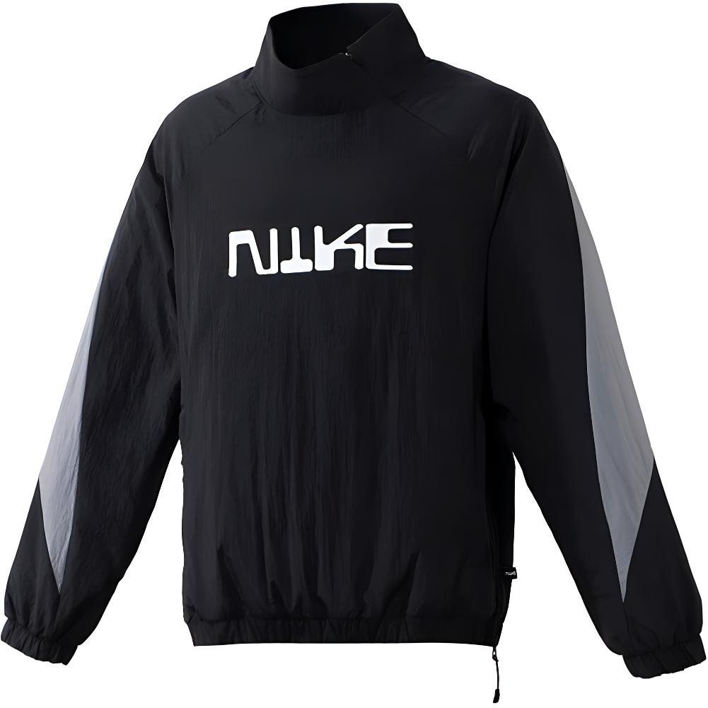 

Nike Repel Культура Футбола Графика Воротник-стойка Повседневная Футбольная Джерси Мужские Топы Черный FB6809-010 S