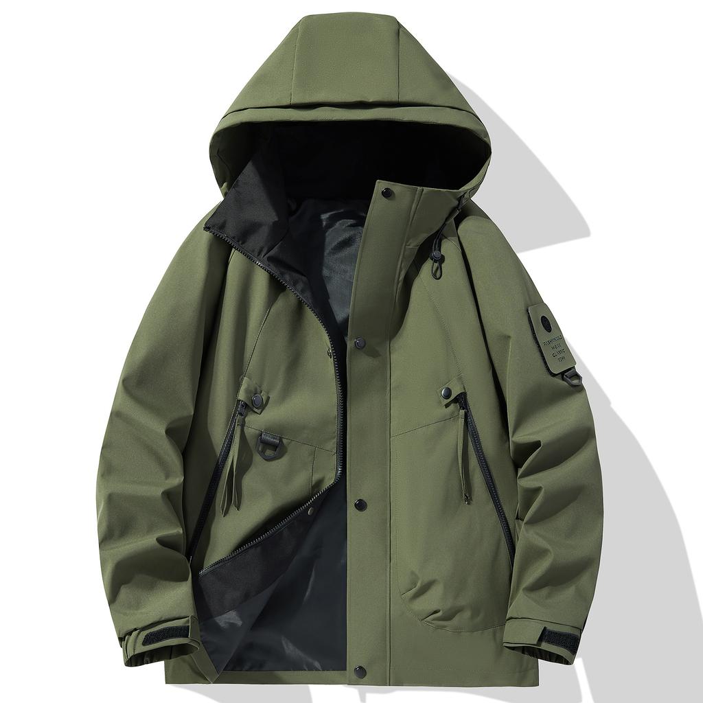 Jacke Herren Frühling und Herbst Outdoor Locker Wasserdichte Jacke