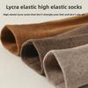 5 Pairs of Female Spring and Autumn Pure Cotton No Trace But Knee Long Leg Socks