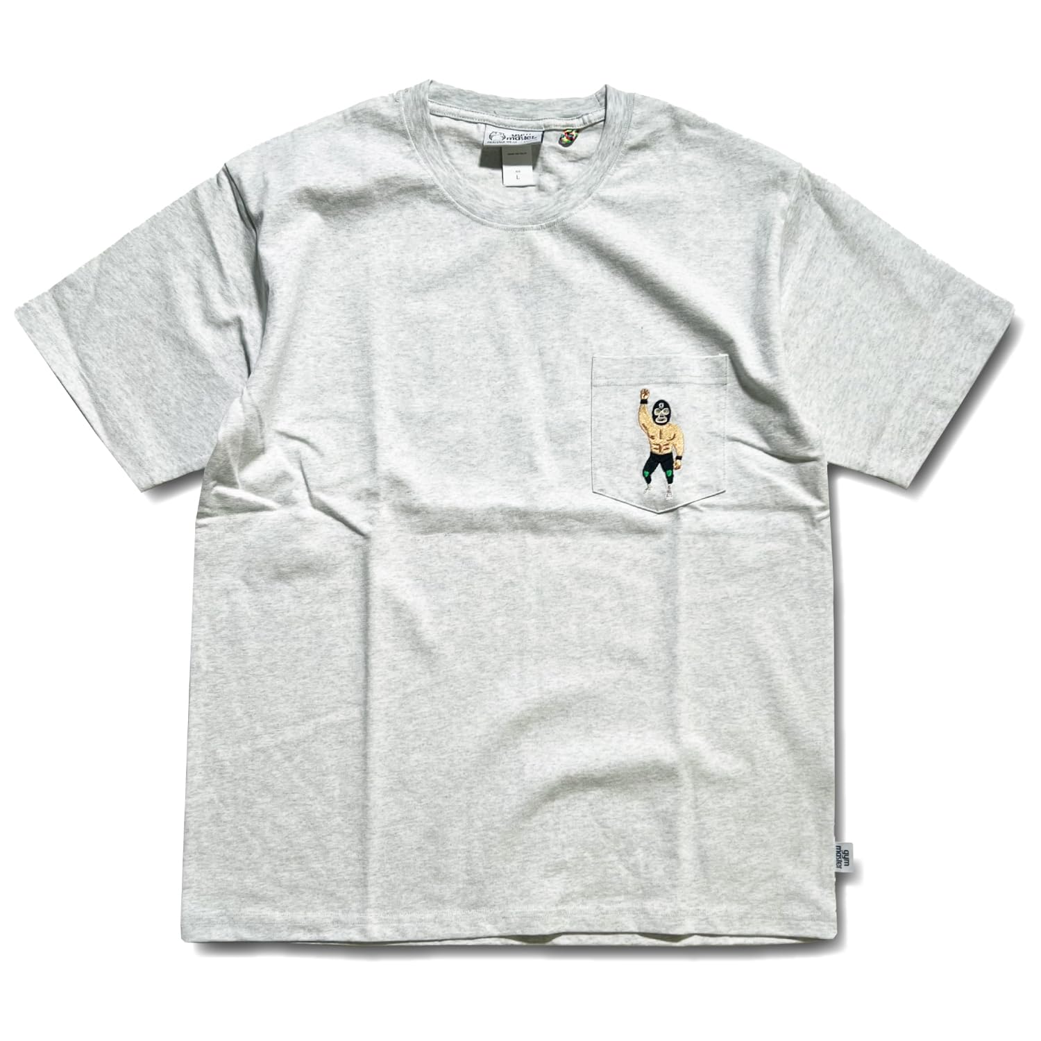 

Gym Master 7.4 унции Футболка с карманом и вышивкой «Борец», Повседневная одежда, Футболка с коротким рукавом, Вышивка, G521790