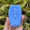 4 Buttons Silicone Rubber Car Key Cover Protect Case Shell Holder for Geely Coolray X6 Emgrand Global Hawk GX7 Remote Keychain