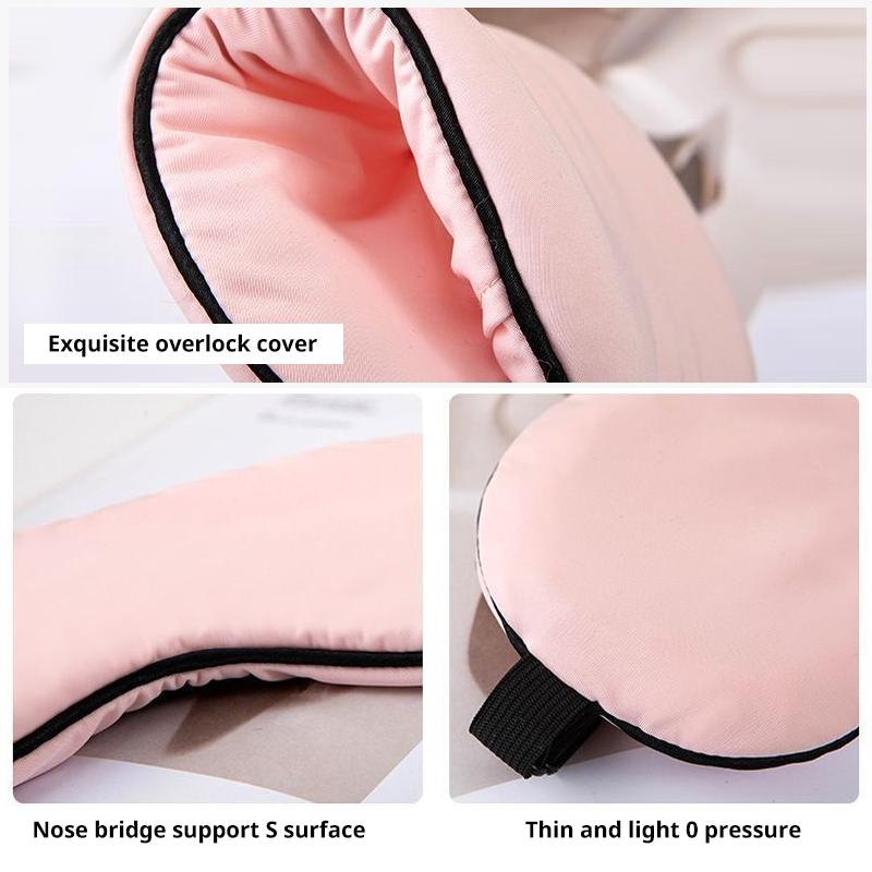 Durable And Safe Sleep Light Blocking Eye Mask And Gel Cold Ice Pack Double-Sided Ice Silk Warm Cool Sleep Eye Mask For Travel Sleeping