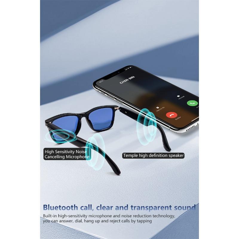 Smart glasses, Bluetooth glasses blue light lenses magnetic sunglasses UV resistant listening to music and making calls