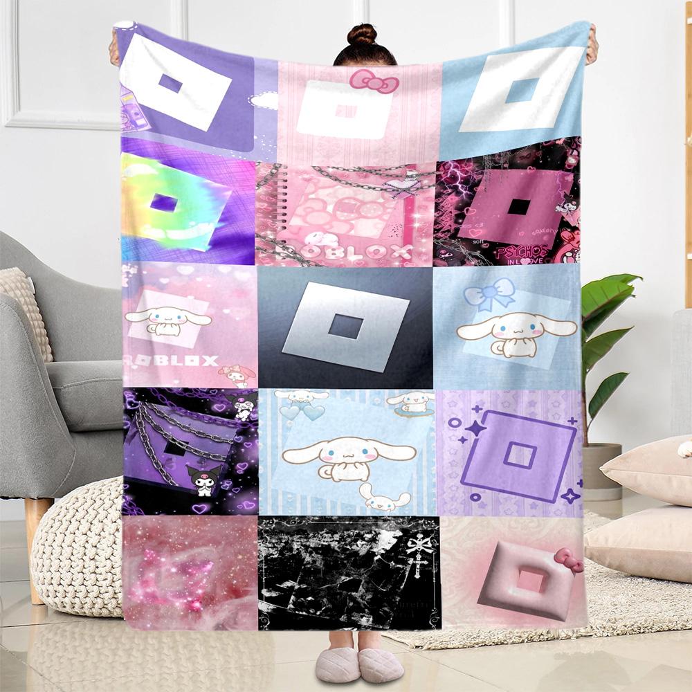 Roblox 392 Blanket Warmthful Decor Great for Sofa Bedding Bed Four Seasons Multipurpose Warmthful Decor Birthday Christmas Gift Blanket