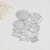 Easter Cutting Dies for Card Making, Easter Bunny Eggs Die Cuts, Spring Dies Stencils Embossing Template for Craft Scrapbooking DIY Photo Album