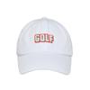 LOLONG GOLF NEEDLEPOINT HAT - WHITE