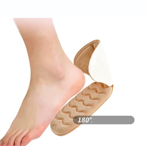T-shaped Heel Pads, Anti-blister Pads for Shoes, Heel Protection, Prevents Heel Bruising, Shock Absorption, Anti-slip, Adjustable, Cuttable, Strong Ad