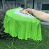 1-Foot Double-Sided Yangge Dance Fitness Fan Prop