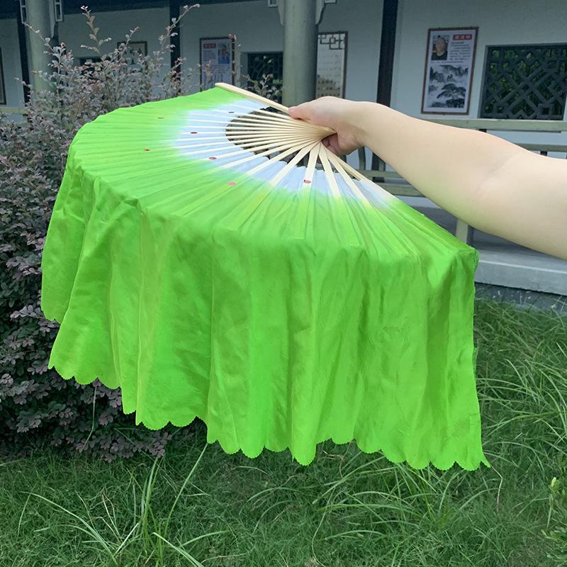 1-Foot Double-Sided Yangge Dance Fitness Fan Prop