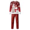 Print Cute Family Set Pajamas, Home Clothes, Family Set Long Sleeve Top Pants Set