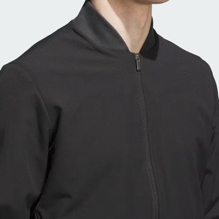 adidas Logo Zipper Long Sleeve Jacket Men Jacket Black JL5367