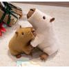 Capybara Plush Toy, Adorable Lotus Leaf Stuffed Animal, Zoo Theme Doll, Soft Pillow, Kids Gift