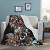 Halloween Flannel Blanket 2026 Cute Ghost Pumpkin Throw Nap Sofa Bed