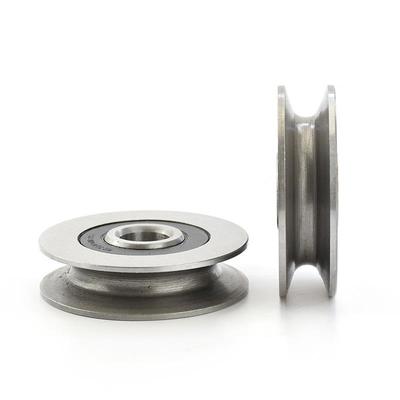 4pcs/10pcs U Groove Pulley 12*50*13mm Wire Rope Metal Bearing Steel Wheel 12x50x13 Mm Hanging Wheel