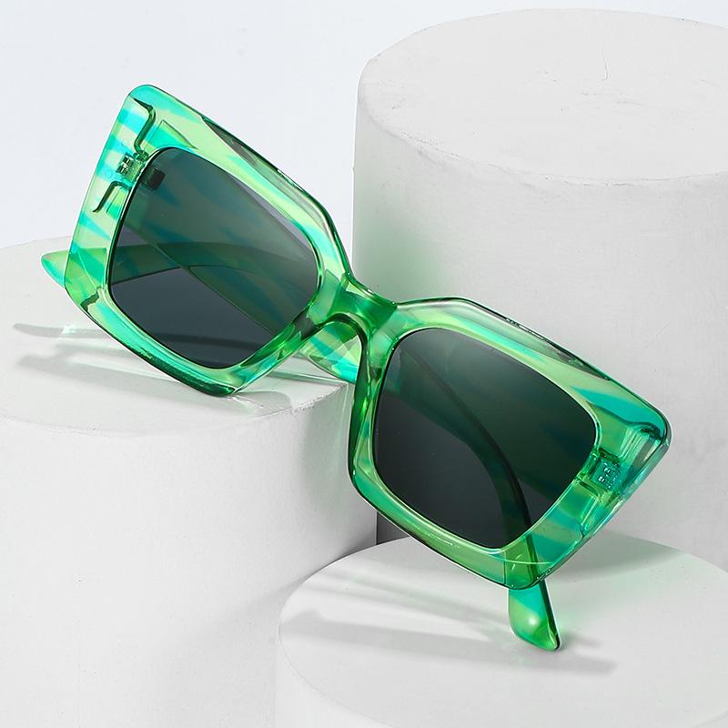 Summer Simple Sunglasses, Personalized Cat Eye Square Glasses, Versatile Sunglasses For Women