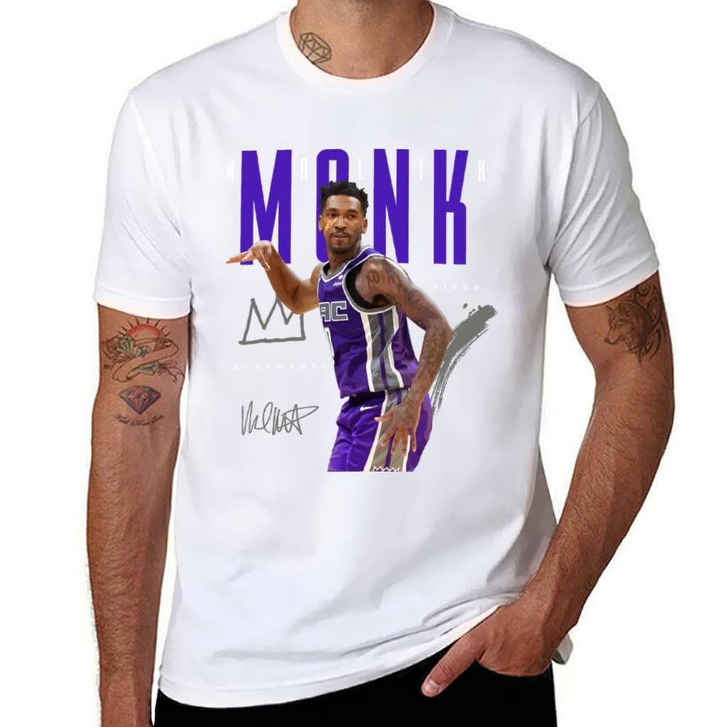 Malik Monk Tshirt Classic Crew Neck Cotton Tshirt