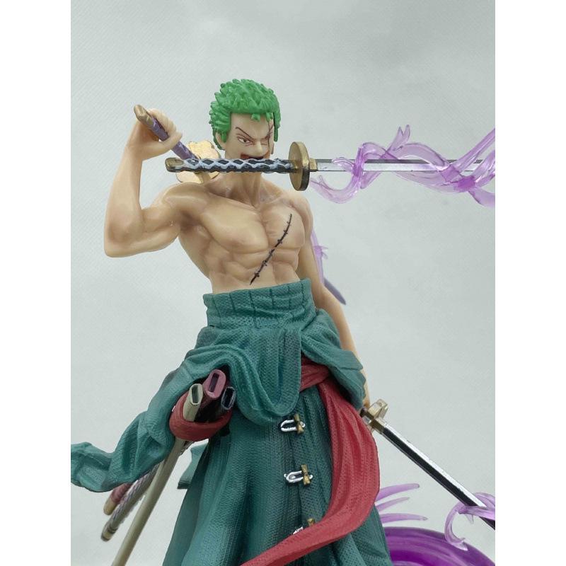 Аниме-фигурка One Piece: Фигурка-бокс «Маленькая Мечта Зоро, стиль трех мечей, сцена с двумя головами»