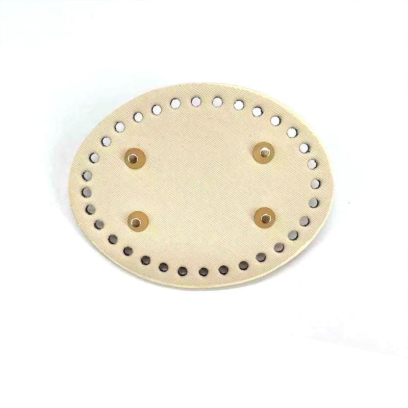 1Pc/Lot Colorful Long Pu Leather Bag Bottom Hand-Woven Bag Rivets Baseplate For Diy Handbag Cushion Pad Base Accessories