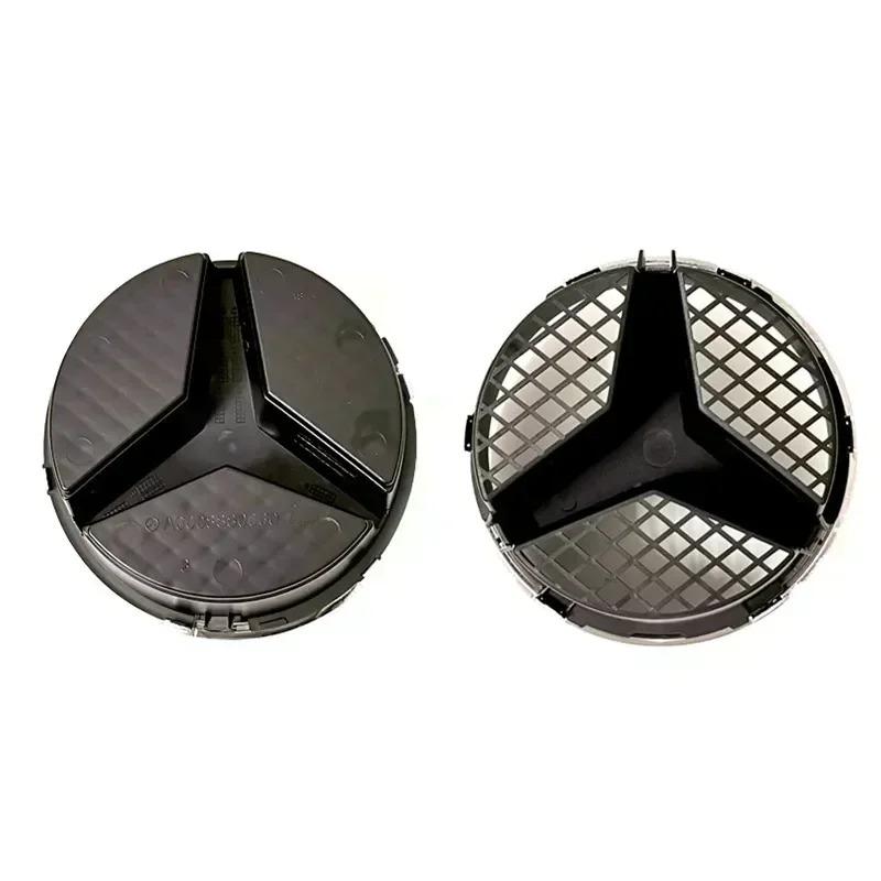 3D Car Grill Emblem Star Badge Front Grill Logo For Mercedes Benz W204 W205 W213 X253 A B C E S CLA GLB GLC GLE GLS Accessories CD8