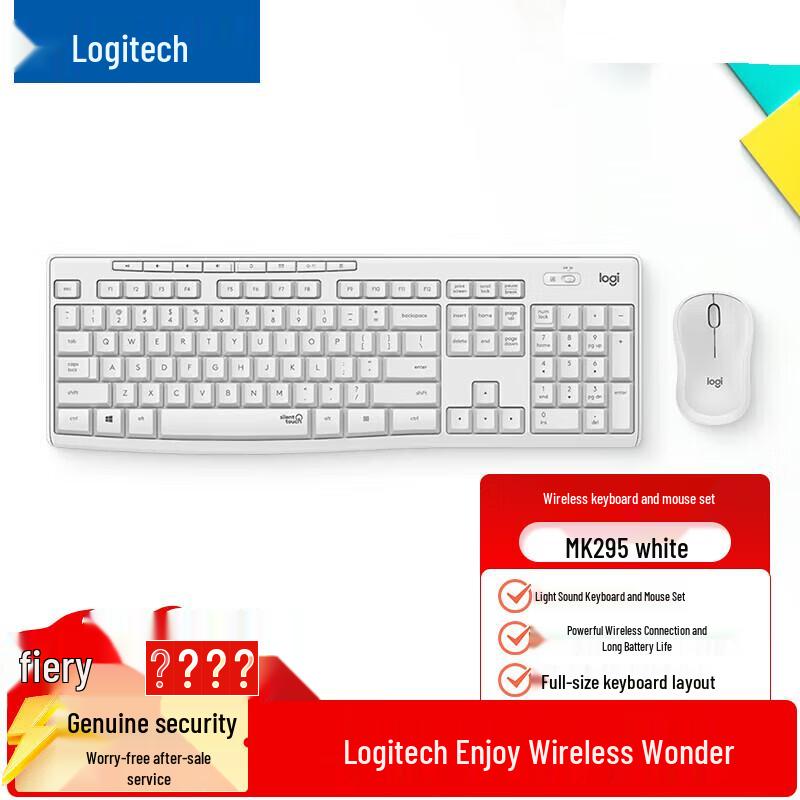 Logitech MK295 Silent Wireless Keyboard and Mouse Combo