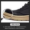 Stitching men's casual shoes, comfortable workwear shoes, versatile thick soled wear-resistant shoes, men's travel casual leather shoes