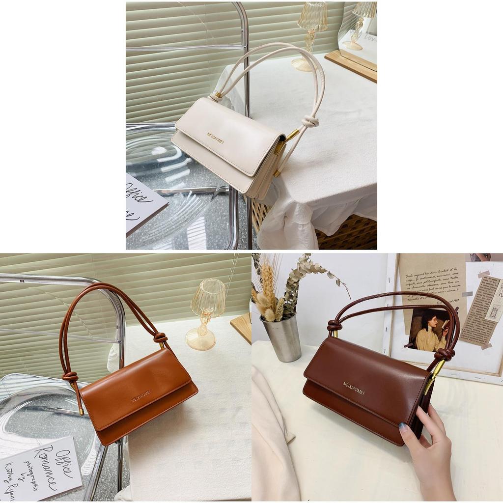 French Fashion Small Shoulder Bag With Chain Strap For Daily Casual Use