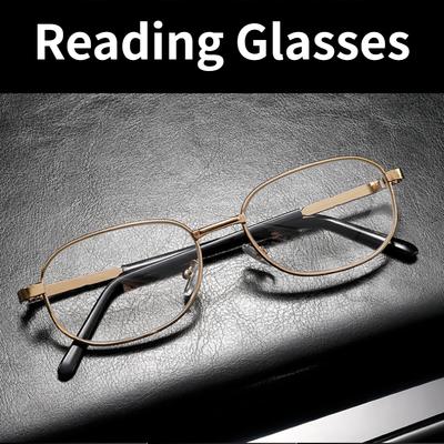 Bifocal Reading Glasses Men Anti Fatigue Presbyopic Eyewear Ultralight Tea Resin 0 To +400 Look Far Near Business