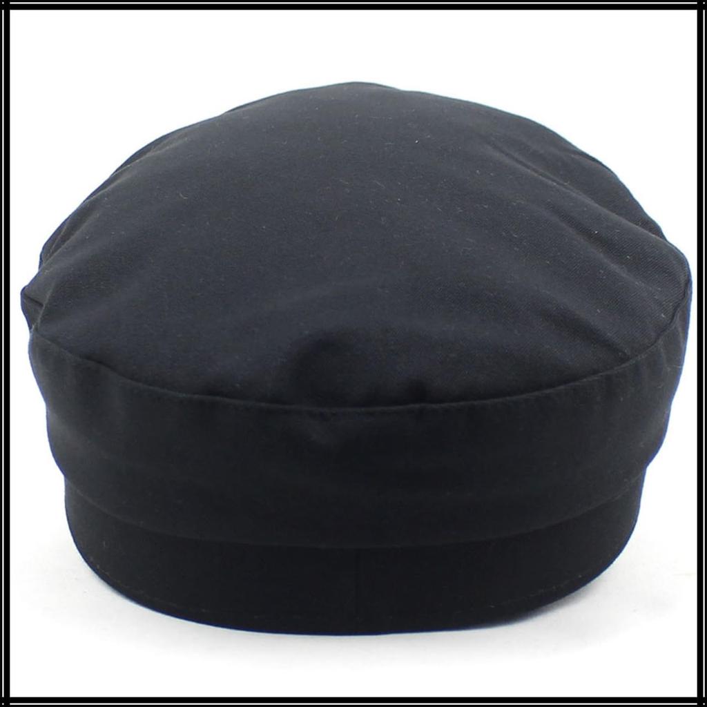 Șapcă Marină de Băiat de Ziar pentru Going CZ288 [Colț Alb] Șapcă, Strasuri, Sclipitoare, Șapcă, Pălărie, Afară, Călătorie, Femei, (Negru)