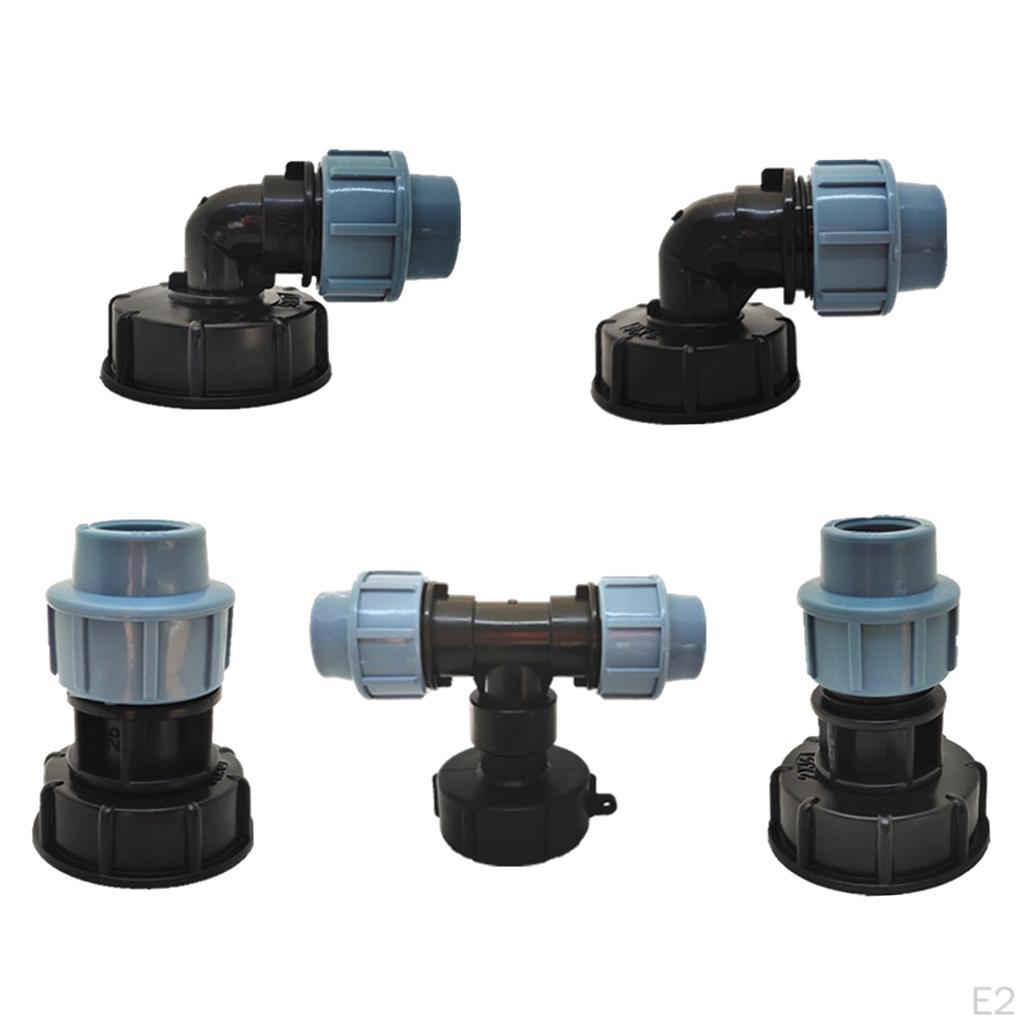 1000 Wasser 25mm Schwerlast-Adapter Fitting Verbinder