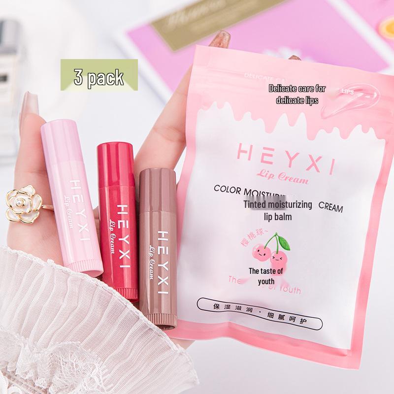 

HEYXI Tinted Moisturizing Lip Balm Set - Nourishes & Reduces Lip Lines