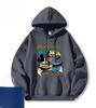 New 2025  American Vintage Disney Hoodie Women's Autumn and Winter Mickey Mouse Goofy Donald Duck Printed Couple Jacket Clothes
