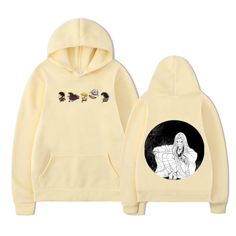 Démonická mikina přes hlavu Demon Slayer Kimetsu no Yaiba Potisk Mikina Pánská Dámská Oversized Ležérní Mikina Streetwear