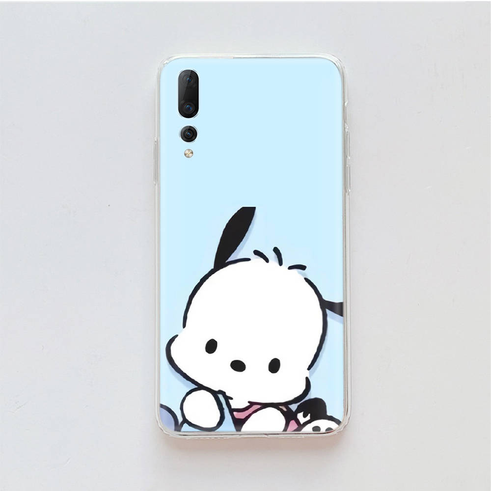 Transparent Case for Samsung A04 A14 A23 M33 M53 Realme 10 9 C35 C55 VIVO X80 Infinix Hot 30 Note 11 Tecno Spark 8P Pro L-29 Cute Pochacco