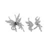New Punk Vintage Metal Liquid Butterfly Women's Adjustable Ring Niche Design Fashion Exquisite Insect Ring Gothic Jewelry Gifts