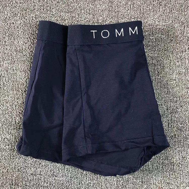 Модные европейско-американские мужские хлопковые удобные боксеры Medium темно-синий