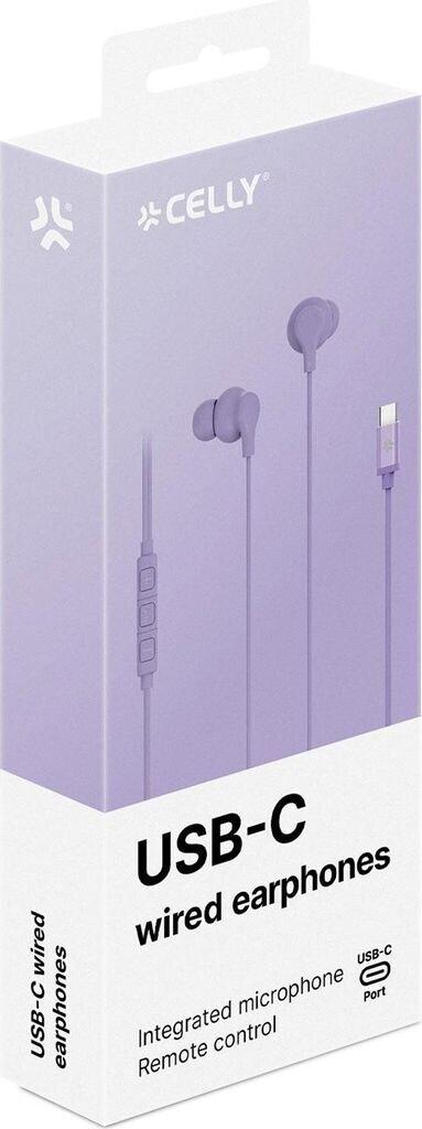 Наушники вкладыши Celly USB-C Wired Earphones