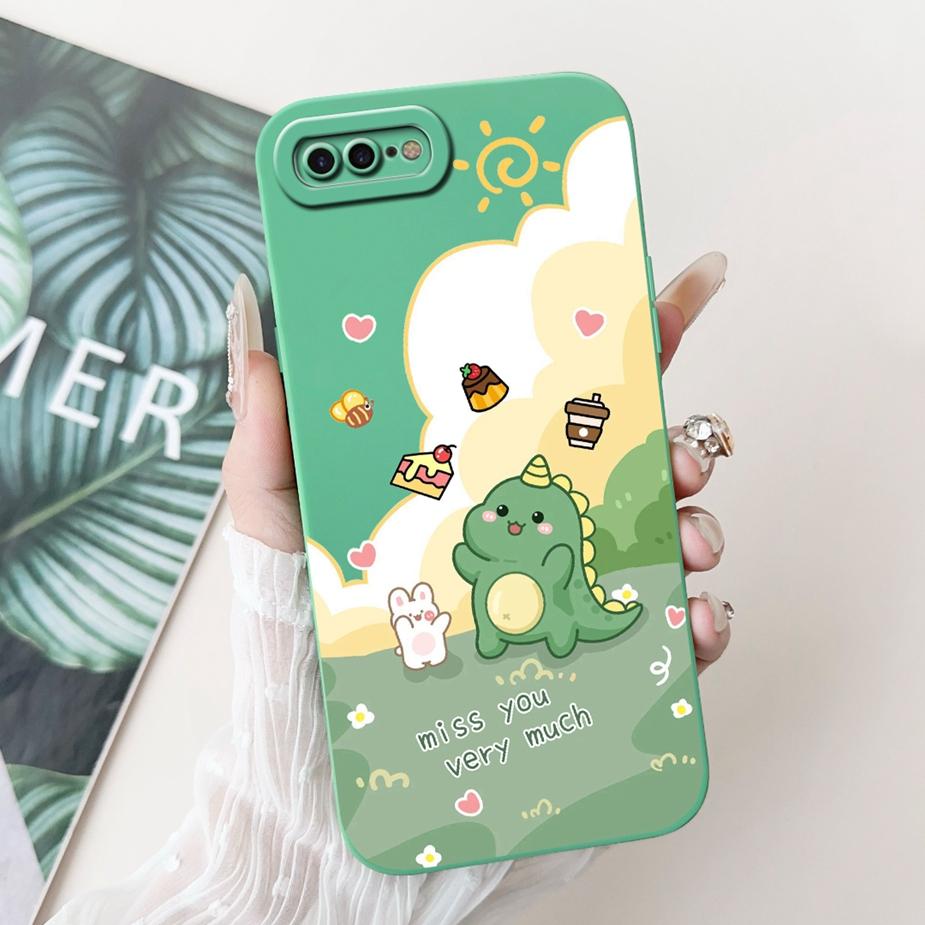 For Apple iPhone 7 Plus Case iPhone8 Plus Luxury Candy Painted Cover Shockproof Phone Case For iPhone 8 iPhone7 Plus Soft Fundas