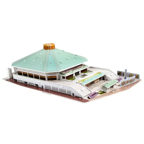 

DHK 3D Paper Model: Assemble the Ryogoku Kokugikan! Large A48D