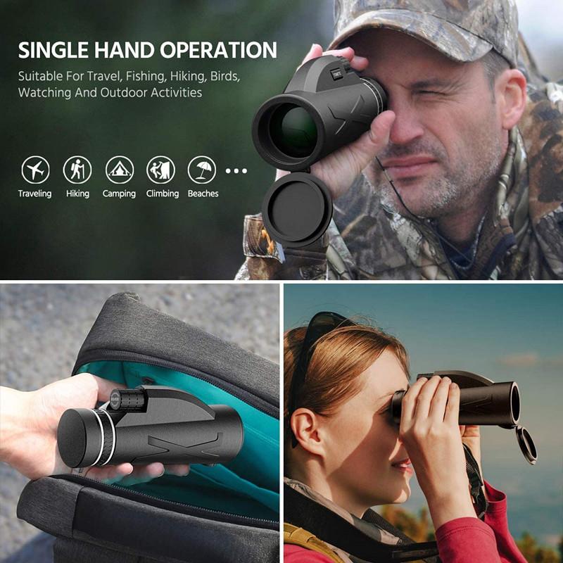 Single-tube High-power HD Night Vision Telescope for Adults Cross-border Direct Supply