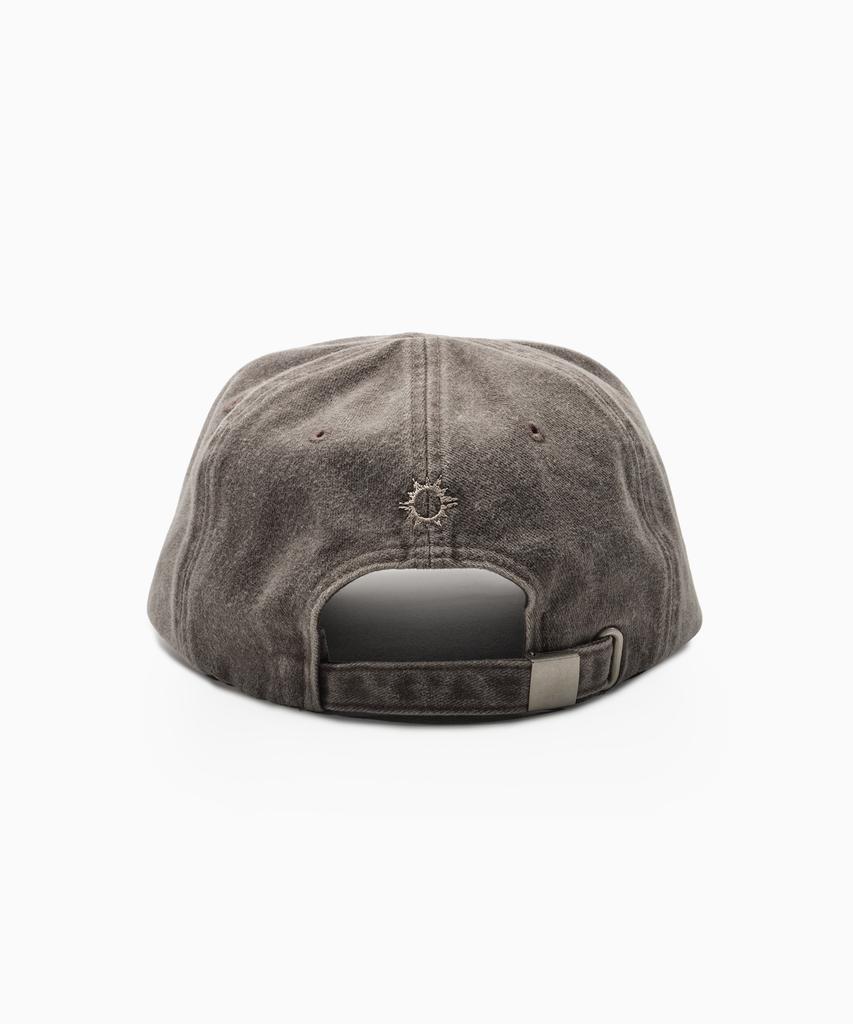 HELLO SUNRISE Washed Og Logo Ball Cap_Vtg Brown