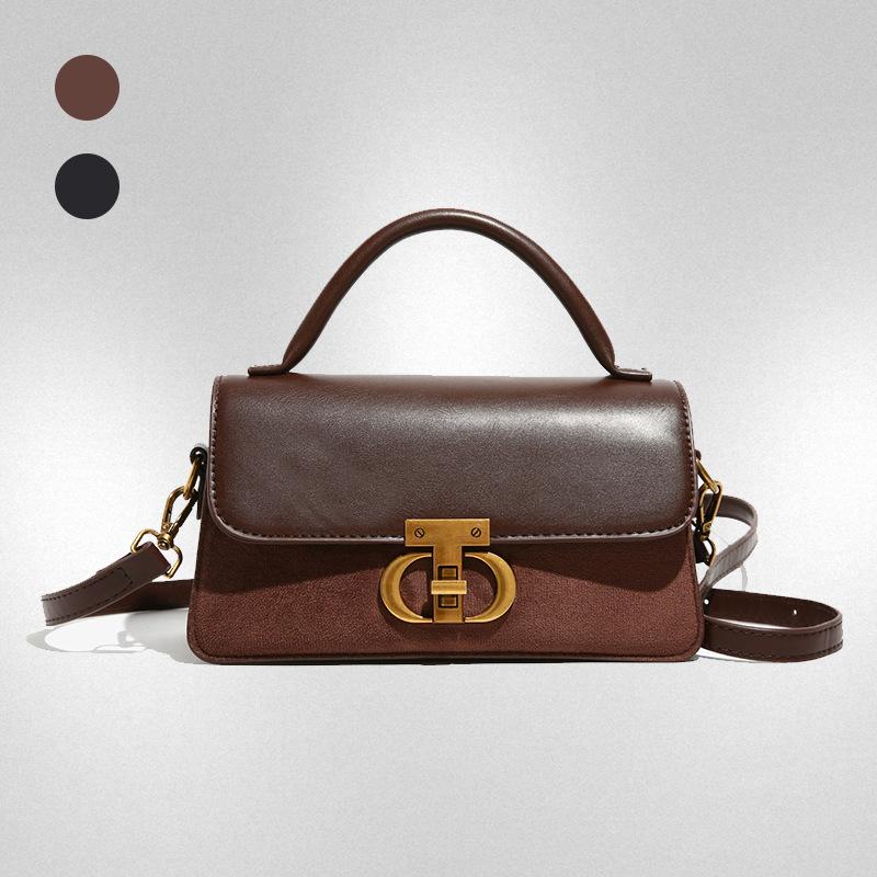 Premium Small Bag Women's Bag New Four-season Versatile Retro Shoulder Messenger Bag Storage Women's Portable Square Bag