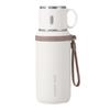 Tea Separation, Thermal Insulation, Water Cup 111 Stainless Steel Bouncing Bowl Cover, Tea Cup, Office Tea, Car Commute