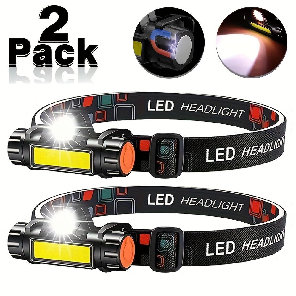 Outdoor Mini Rechargeable Portable Headlight with Strong, Lightweight, Adjustable and Magnetic Properties Suitable for Running, Camping and Fishing