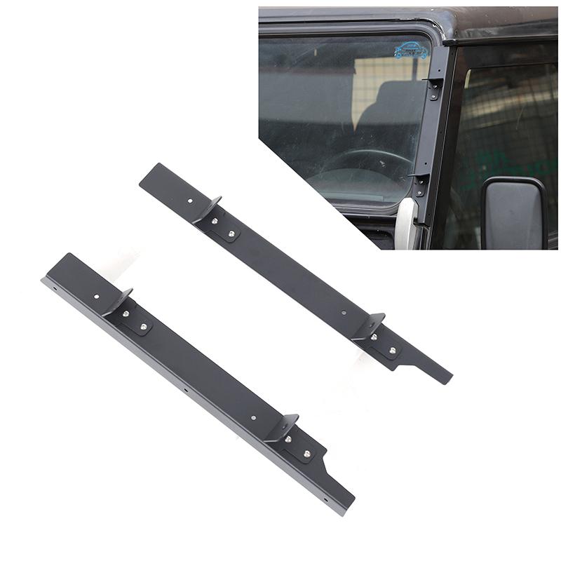 For Land Rover Defender 2004-2018 Carbon Steel Car A-pillar Spotlight Bracket Engine Hood Searchlight Bracket Car Modification